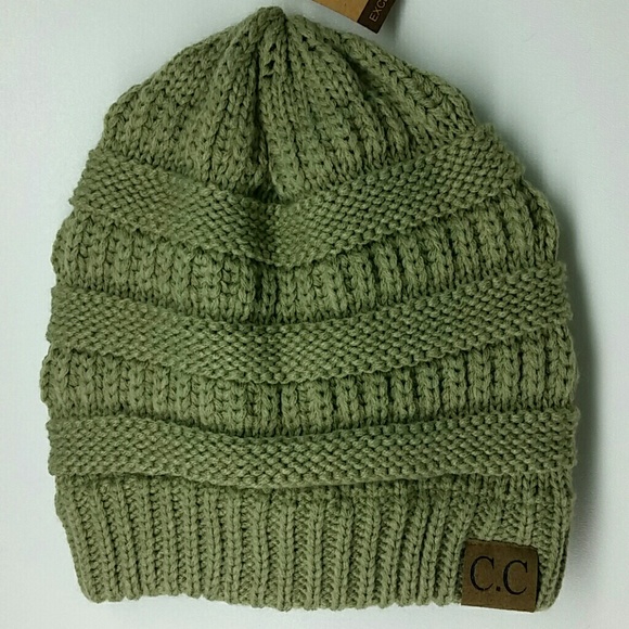 Crochet Beanie light green