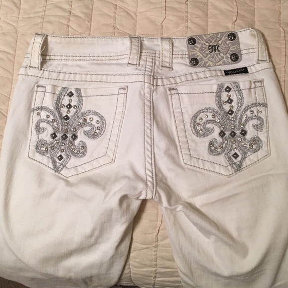White Miss Me Jeans