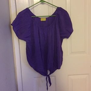 Purple Knot Top