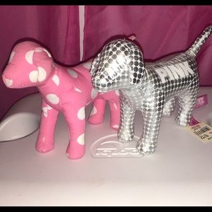 Victoria secret PINK dogs-- set of 2