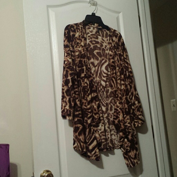 Light Cardigan - Cheetah Print