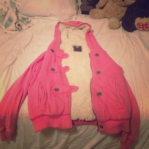 VS pink coat