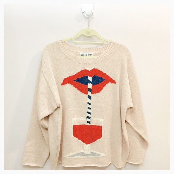 ❌SOLD❌ Wildfox 'Suck It Up' Sweater NWT Pout, S - Picture 4 of 4