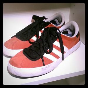 Adidas Skateboarding Shoes red black white