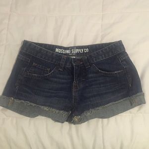 Denim shorts
