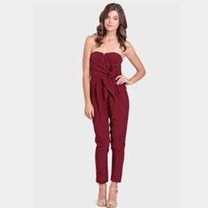 Burgundy Jumpsuit