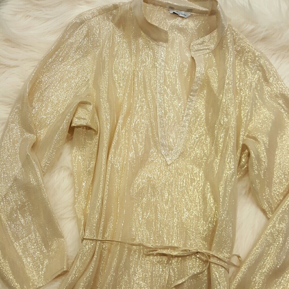 Trina Turk Gold Tunic