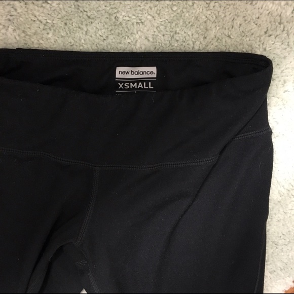 Ruched Black New Balance Exercise Leggings