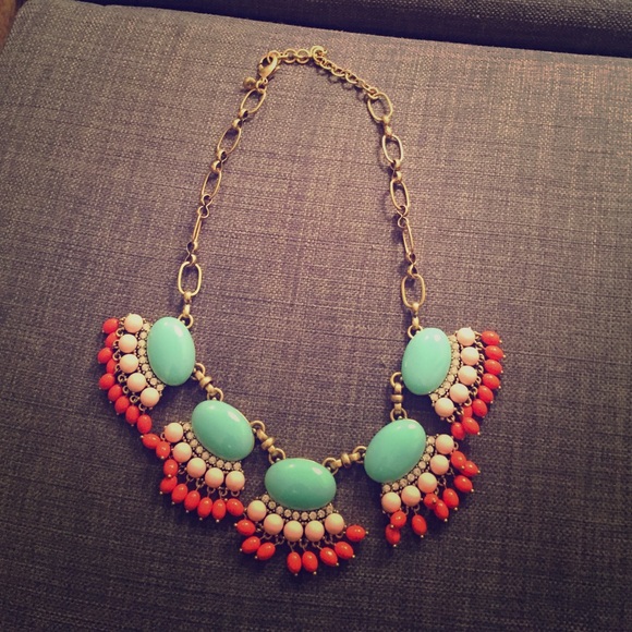 Colorful Jcrew statement necklace