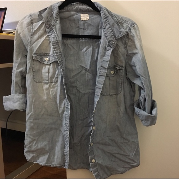 Small J. Crew Chambray Shirt