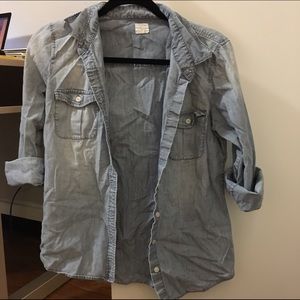 Small J. Crew Chambray Shirt