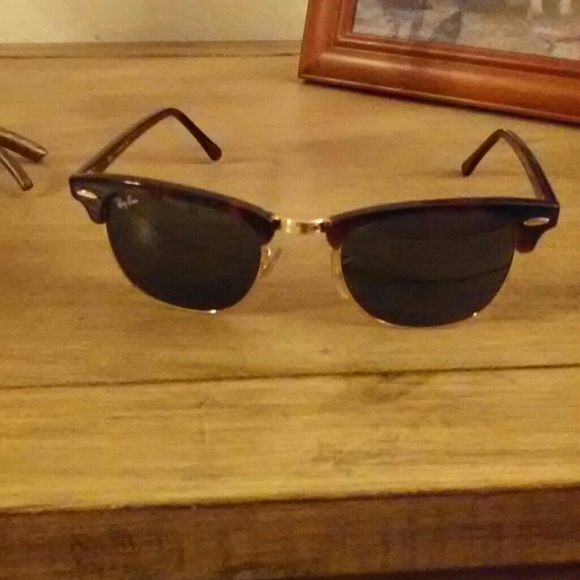 Ray ban clubmaster sunglasses vintage tortise