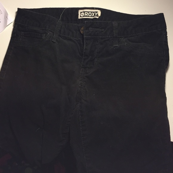 Black corduroy Pants - Picture 1 of 2
