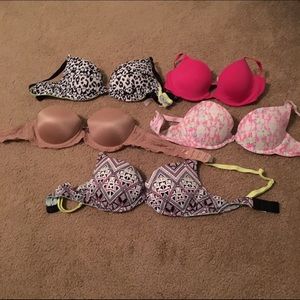 34A Victoria secret/PINK bra bundle