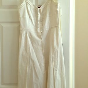 Classic white summer dress