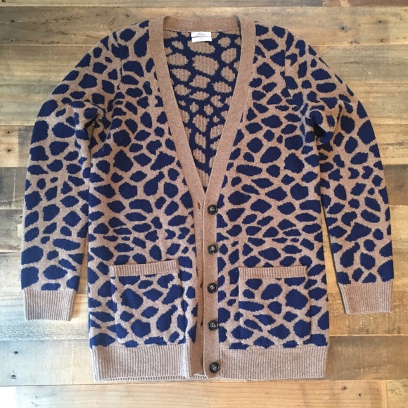 Madewell Sweaters - Madewell Animal Print Cardigan