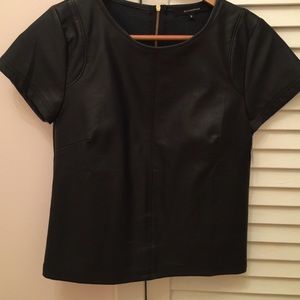 Leather top