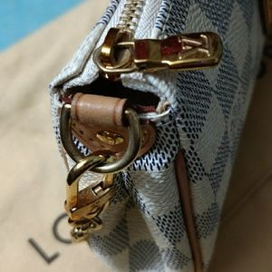 Louisvuitton Damier Azur Eva DU4059 sling bag.