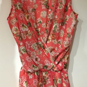 Tea & Rose Other - Boutique Floral Romper (Tea & Rose) Tea & Rose Other - Boutique Floral Romper (Tea & Rose)