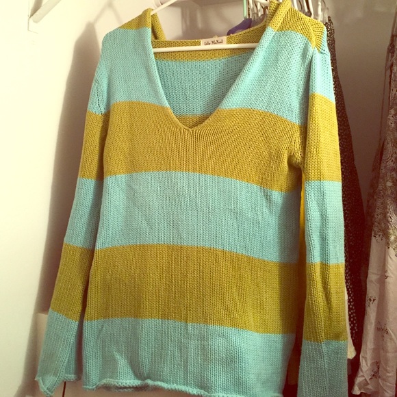 Lily McNeal striped hoodie