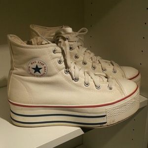 White platform sneakers Max Star