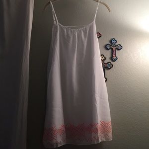 Strappy back mini dress