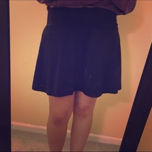 American Eagle Black Skater Skirt