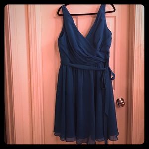 Kennedy Blue bridesmade dress.