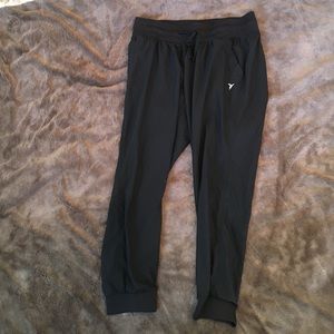 Bundle Athleta white tank  & old navy track pants