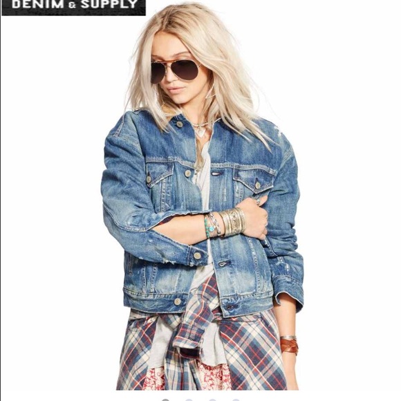 Womens Denim and supply boyfriend fit jacket