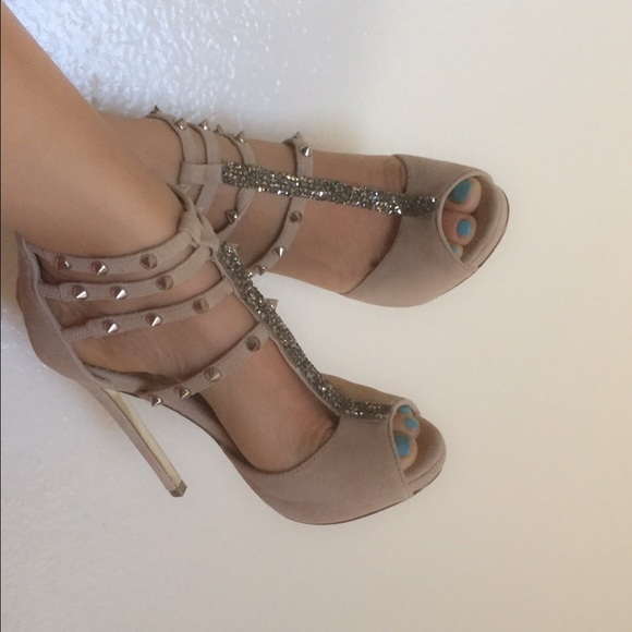 bebe Shoes Bebe Studs High Heel Sandal Poshmark