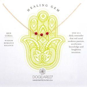DOGEARED Garnet Healing Gem Necklace