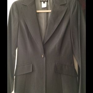 BEBE Metallic Gray Blazer