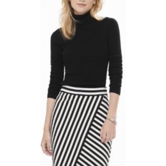 Express Sweaters - EXPRESS Sweater, mock-neck [PITCH BLACK]