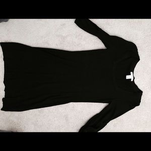 Black sweater dress