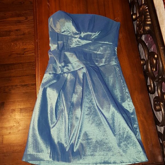 Strapless cocktail dress
