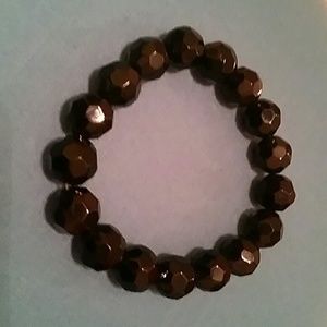 Black beaded bracelet