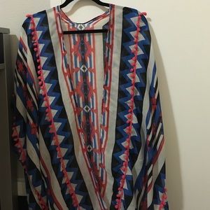 Kimono with Pom Poms