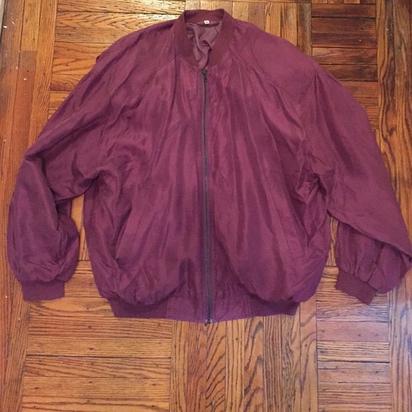 purple bomber windbreaker