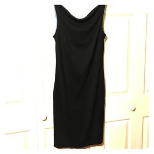 Express little black shift dress