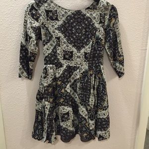 Flirty patterned dress