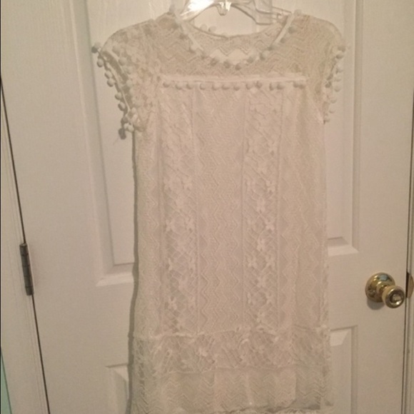White lace dress