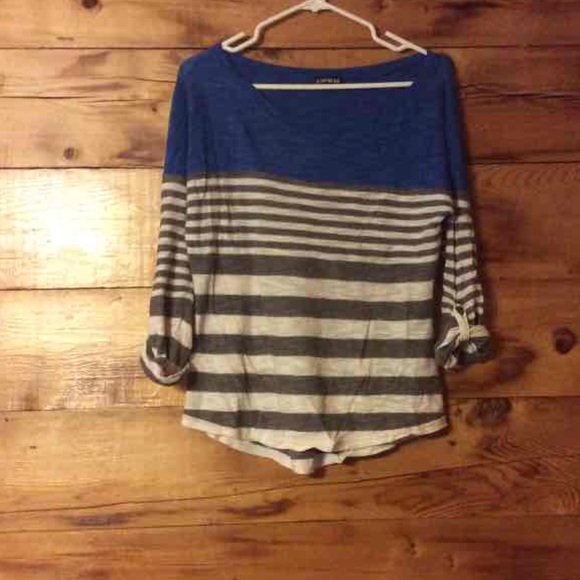 Blue/white sweater