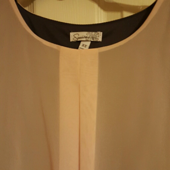 Speckless gray lace and blush dress - Picture 3 of 4