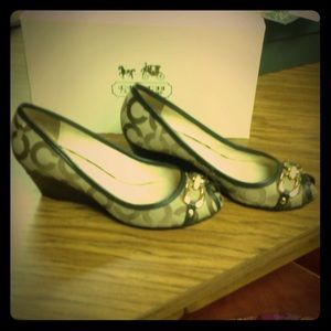 Coach Heels Size 5.5