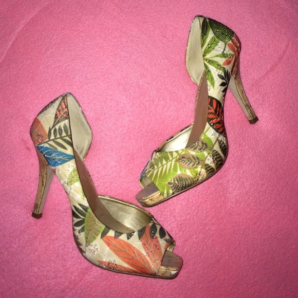 Spring/summer peep toe heels