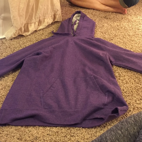 a hoodie