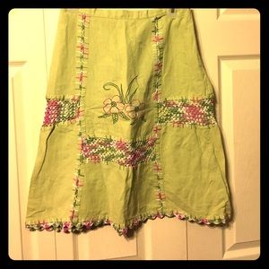 O'Neill green skirt