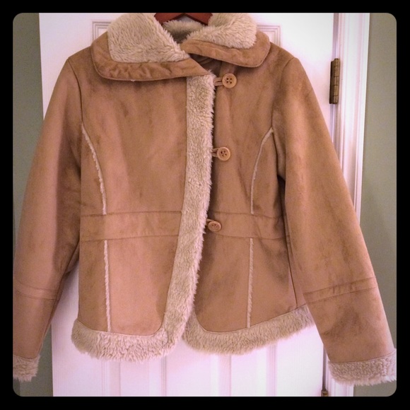 Columbia suede jacket 💚