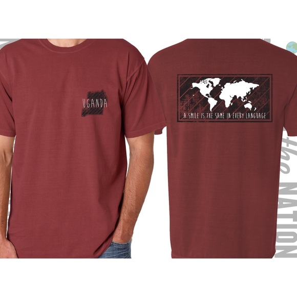 shirt made by me and fund the nations